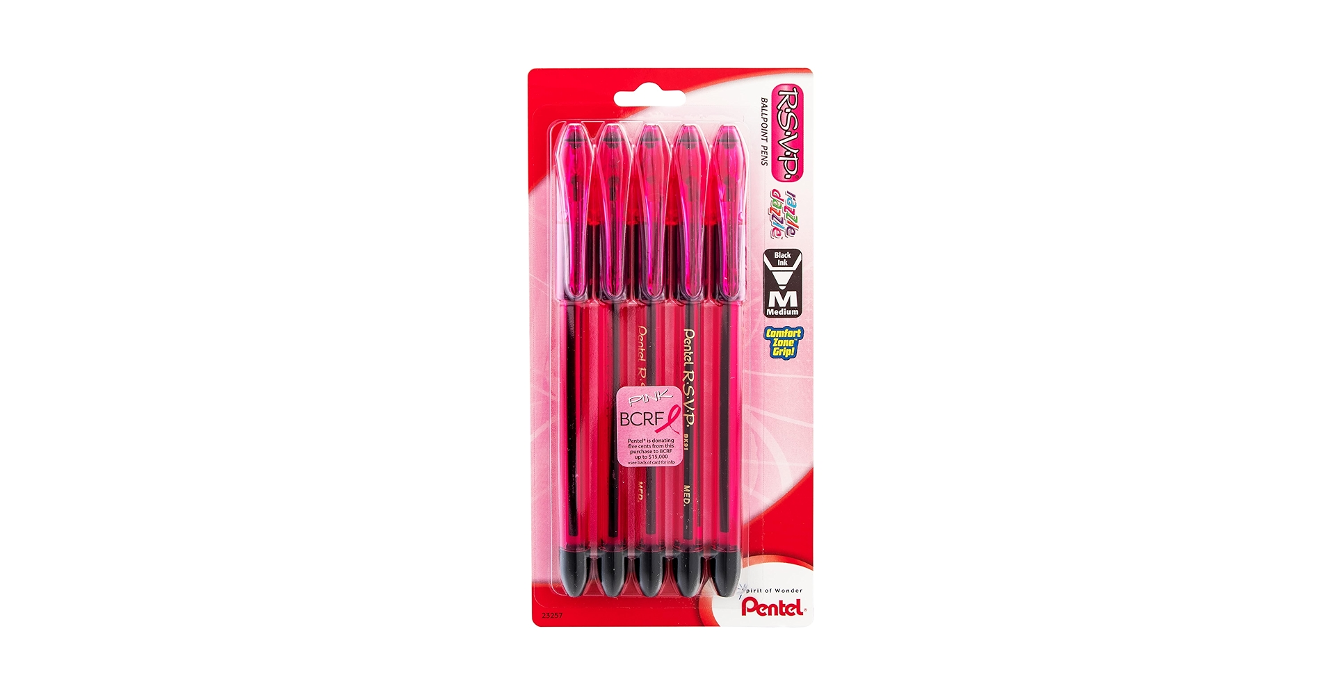 Amazon.com : Pentel 756264 R.S.V.P. Razzle-Dazzle Pink